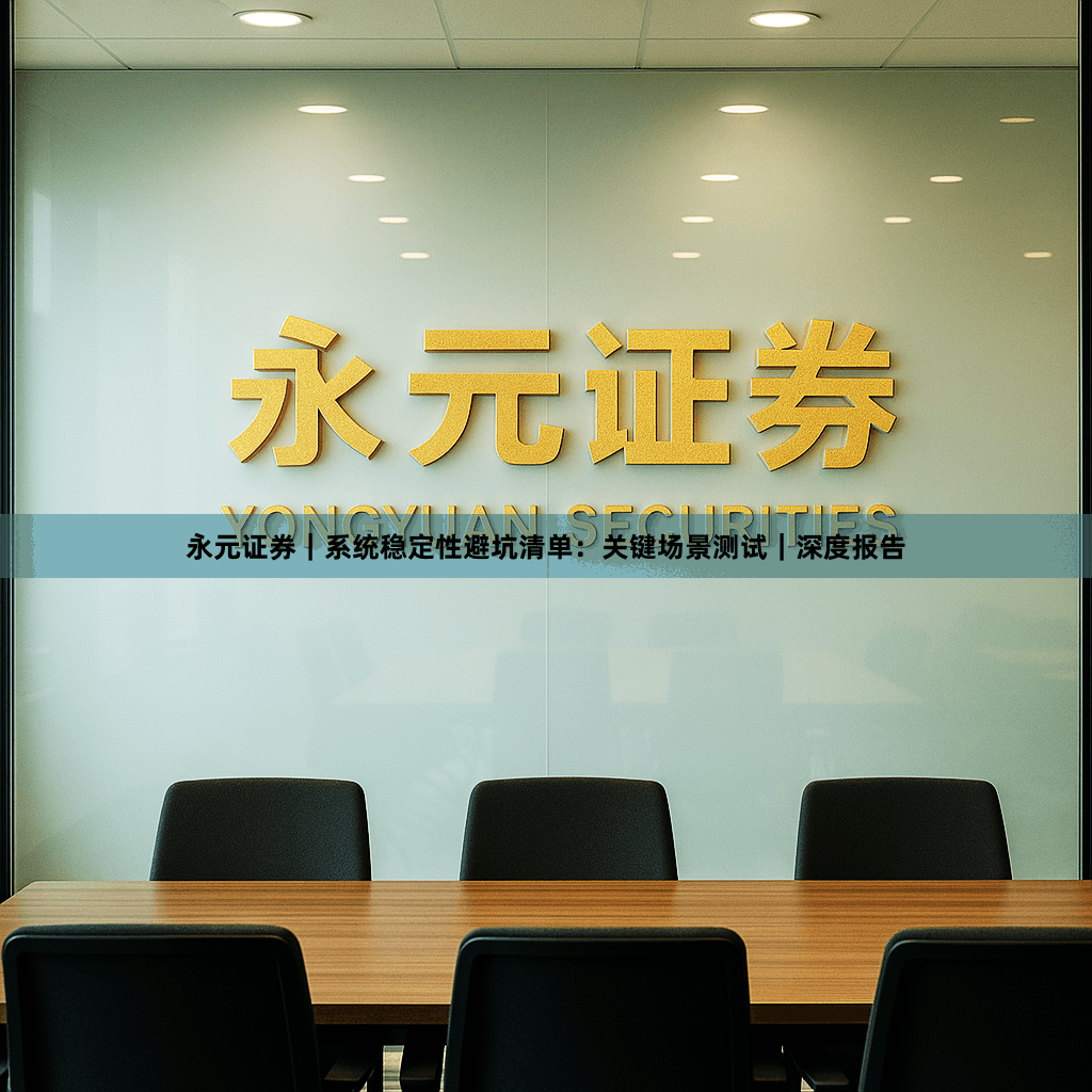 永元证券｜系统稳定性避坑清单：关键场景测试｜深度报告