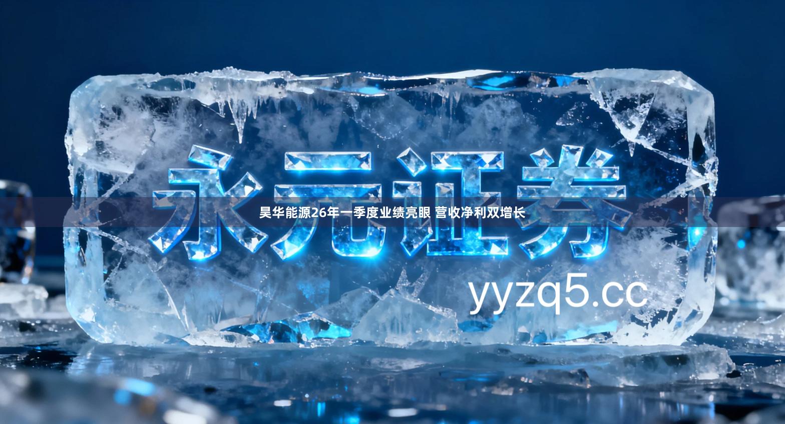 昊华能源26年一季度业绩亮眼 营收净利双增长