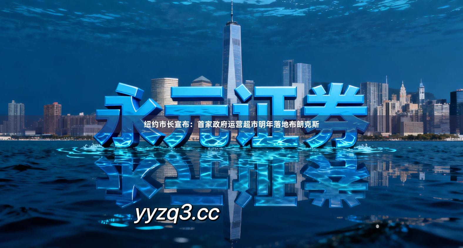 纽约市长宣布：首家政府运营超市明年落地布朗克斯