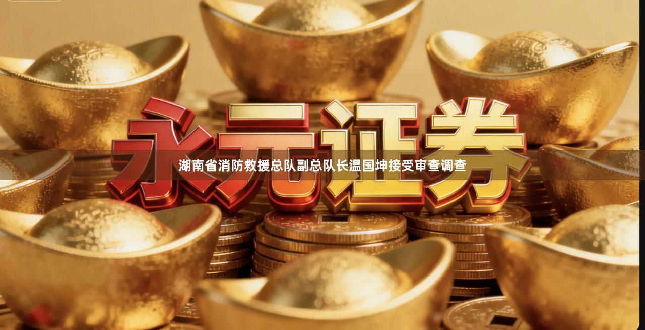 湖南省消防救援总队副总队长温国坤接受审查调查