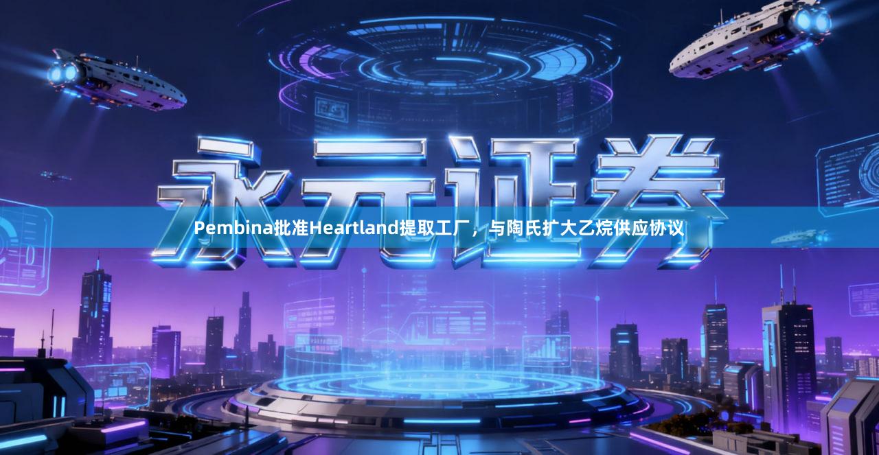 Pembina批准Heartland提取工厂，与陶氏扩大乙烷供应协议
