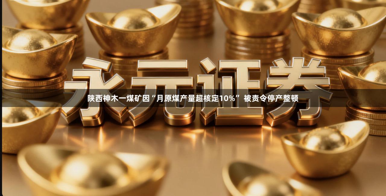 陕西神木一煤矿因“月原煤产量超核定10%” 被责令停产整顿