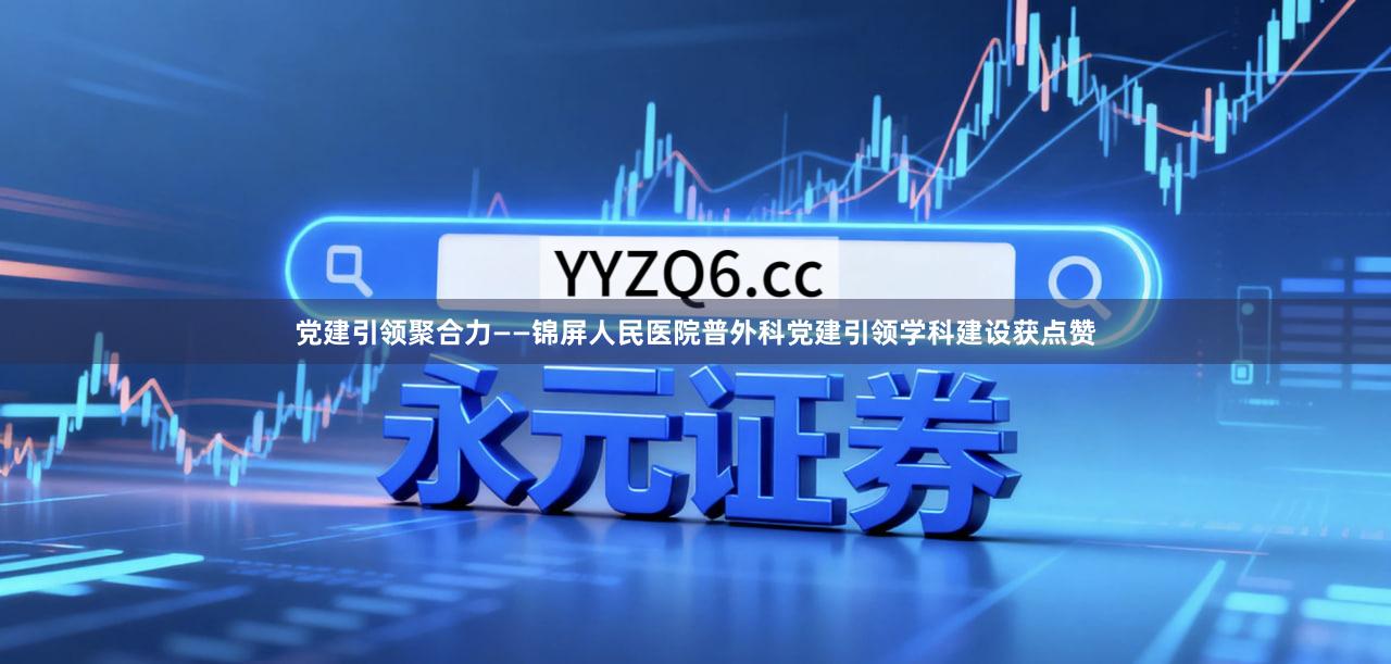 党建引领聚合力——锦屏人民医院普外科党建引领学科建设获点赞