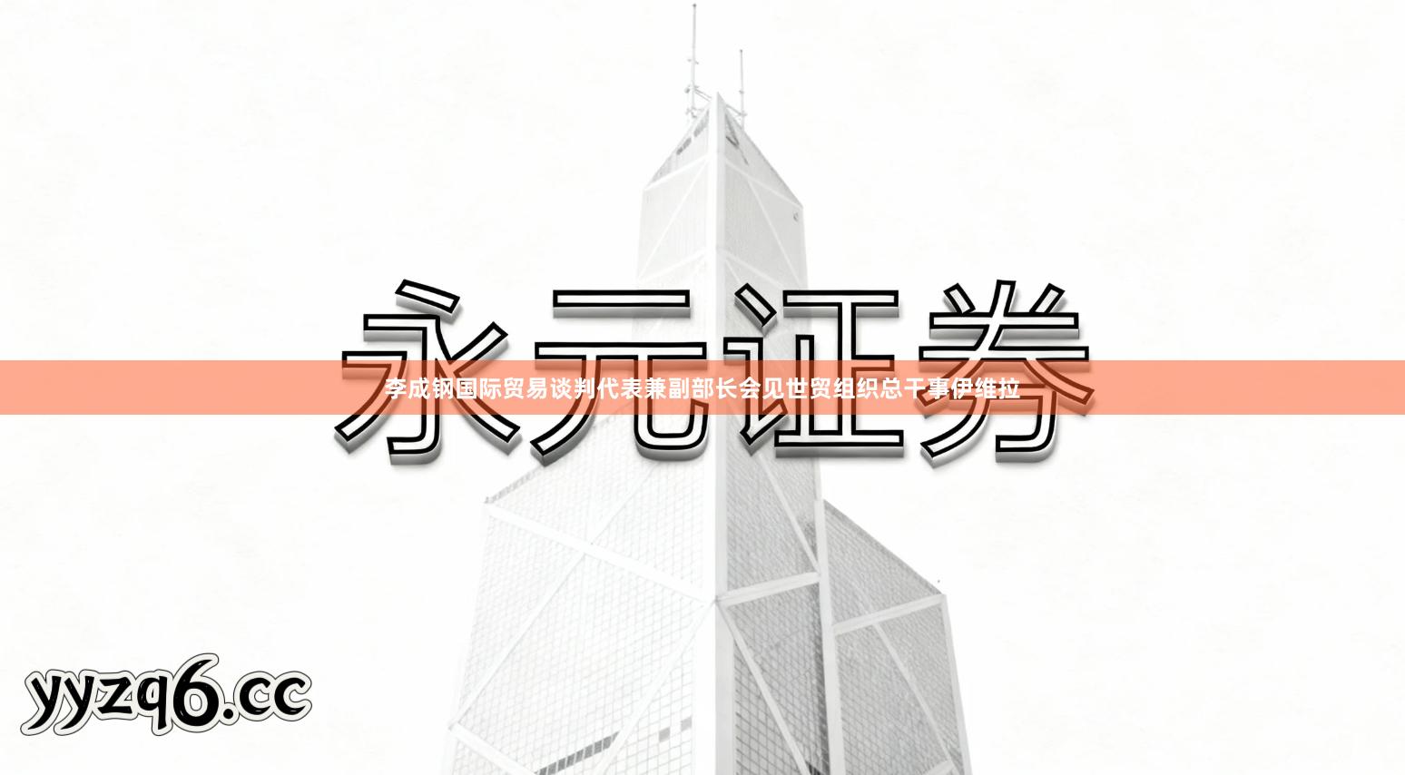 李成钢国际贸易谈判代表兼副部长会见世贸组织总干事伊维拉