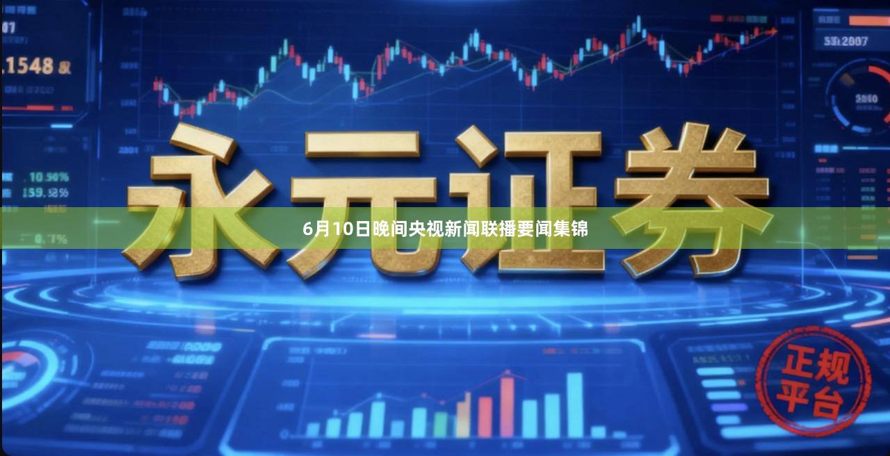 6月10日晚间央视新闻联播要闻集锦