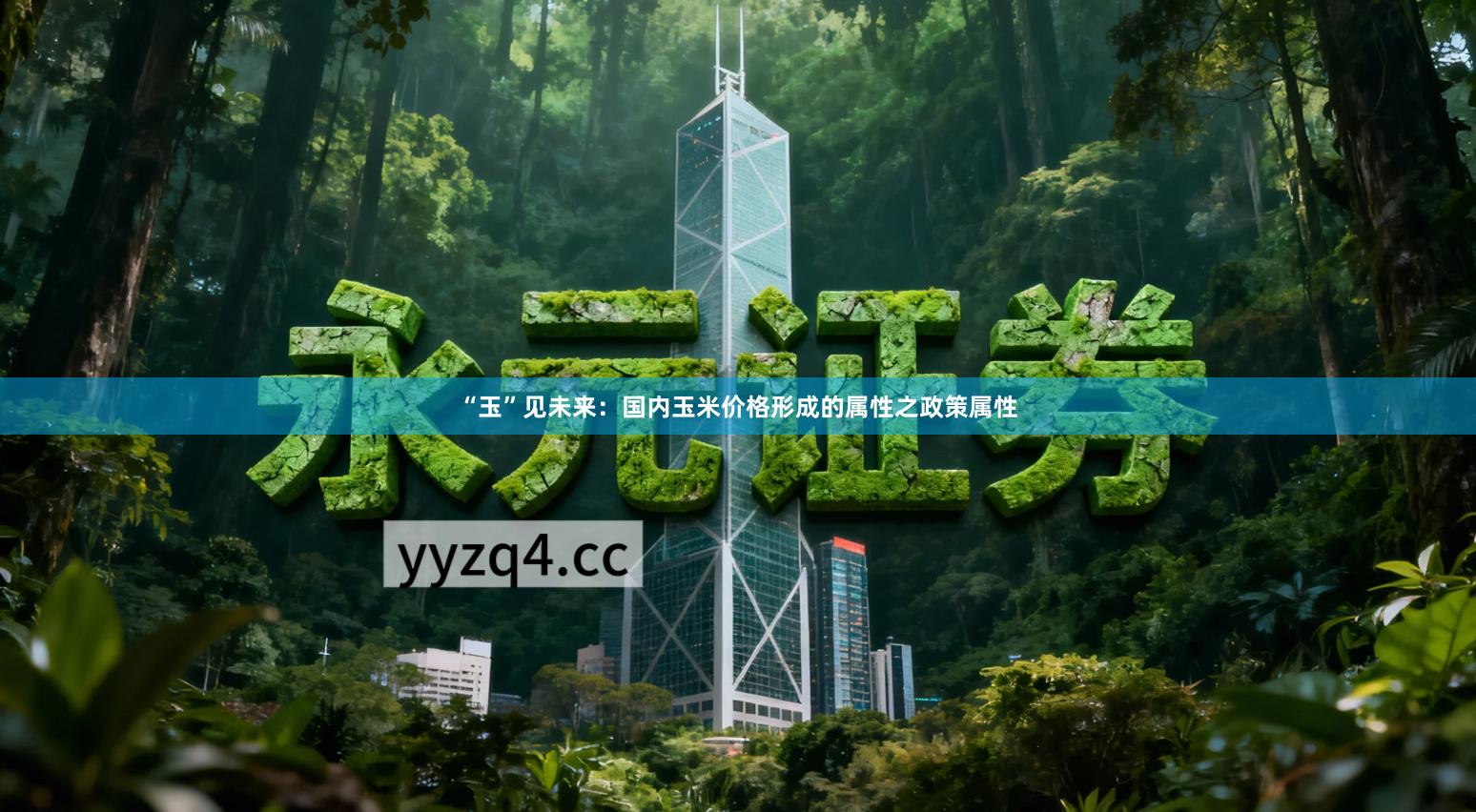 “玉”见未来：国内玉米价格形成的属性之政策属性